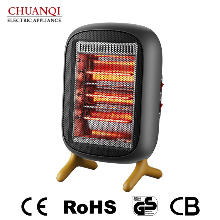 Pemanas Tabung Merah 1200W 3 Dengan Basis Desain Baru